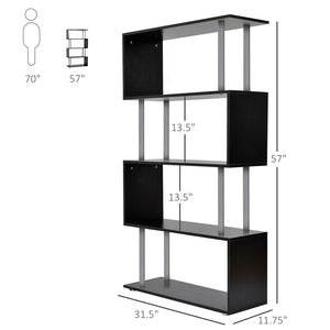 English Elm Rack Industrial Pipe Wall Shelves Steel Frame Wood Grain Open Display for Home Office T3971P384026