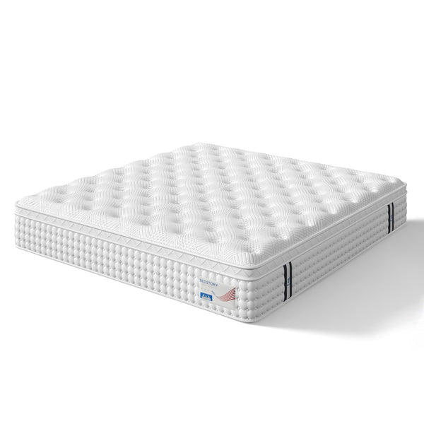 English Elm 12 Inch King Hybrid Mattress Gel Foam Pocket Springs Firm Support Cool Sleep B2716P415650
