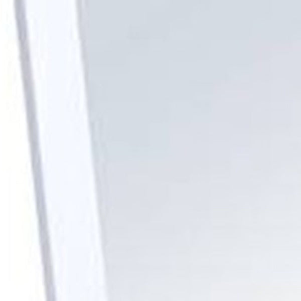 Homeroots Crisp White Full Length Standing Mirror  Glass,Eucalyptus Wood,Veneer 420748