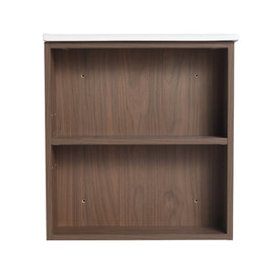 English Elm 36"Wall Modern Bathroom Vanity Cabinet with Adjustable Side Shelf, Soft-Close 2/3 Drawers, Water-Resist W999P168517