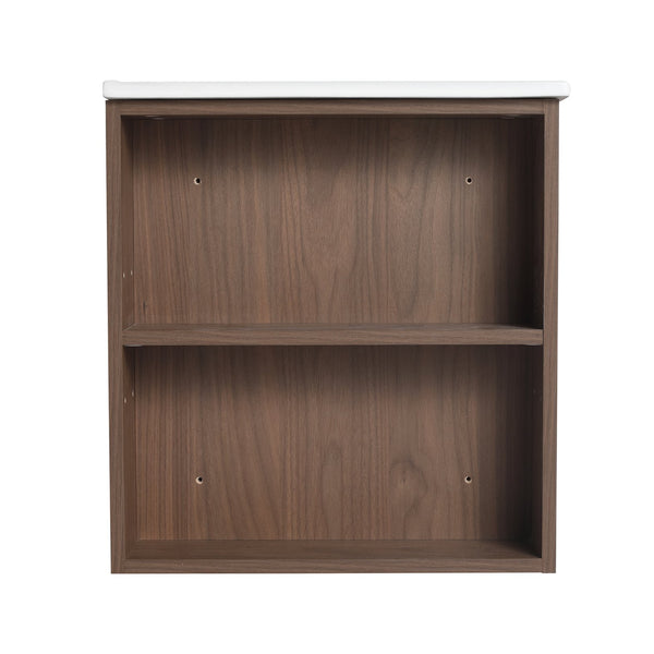 English Elm 36"Wall Modern Bathroom Vanity Cabinet with Adjustable Side Shelf, Soft-Close 2/3 Drawers, Water-Resist W999P168517