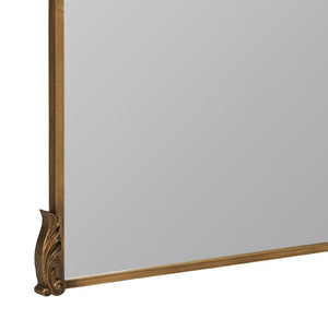 Cooper Classics Adeline Ornate Scrollwork Wall Mirror with Antique Gold Frame for Classic Decor 42082