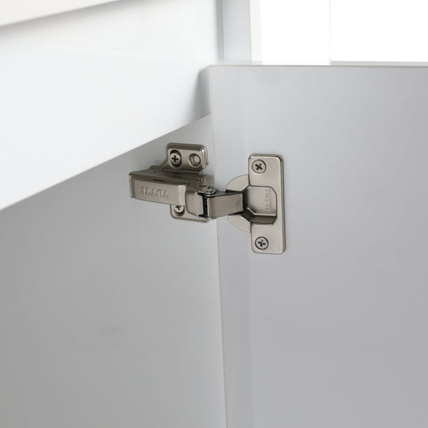 English Elm 24" Freestanding Bathroom Vanity With Premium Resin Sink - Modern Design & Ample Storage Solutions W999P312102
