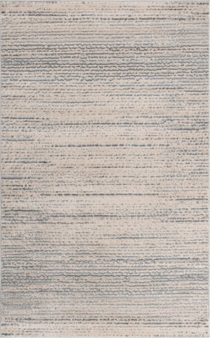 Unique Loom Oasis Calm Machine Made Abstract Rug Cream, Ivory/Gray 5' 0" x 8' 0"