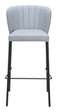 Linz Barstool - Set of 2 Gray 109783 Zuo Modern