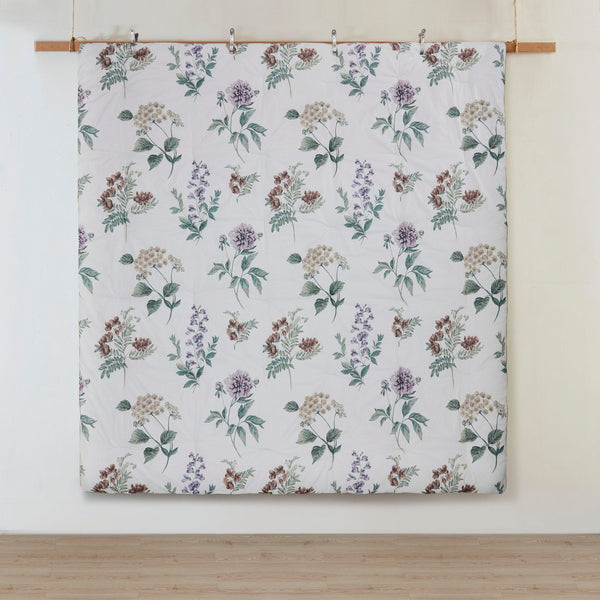 English Elm 7 Piece Printed Seersucker Comforter Set With Cozy Throw Blanket In Taupe/Blush For King Beds B035P266670