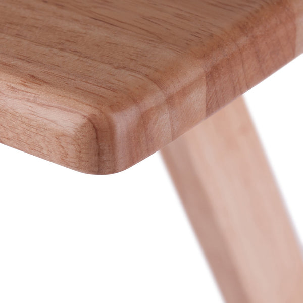 Winsome Wood Delaney Folding Table - Versatile Solid Wood Design, Compact, No Assembly, Perfect For Small Spaces Natural Solid Wood 42124-winsome-wood