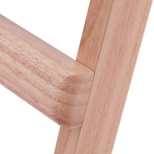 Winsome Wood Delaney Folding Table - Versatile Solid Wood Design, Compact, No Assembly, Perfect For Small Spaces Natural Solid Wood 42124-winsome-wood