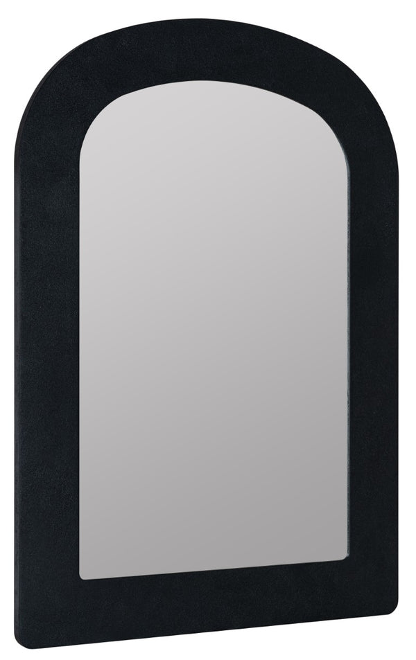 Cooper Classics Charlotte Matte Black Rectangular Wall Mirror Slim Frame for Entryway or Bedroom 42158
