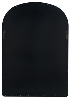 Cooper Classics Charlotte Matte Black Rectangular Wall Mirror Slim Frame for Entryway or Bedroom 42158