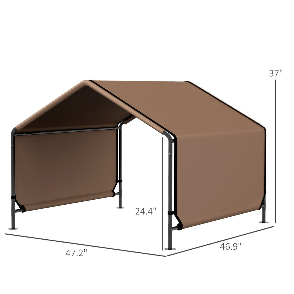 English Elm Cat Litter Box Cabinet Enclosure for Two Pets with Sisal Mats and Soft Close Doors T3971P407056