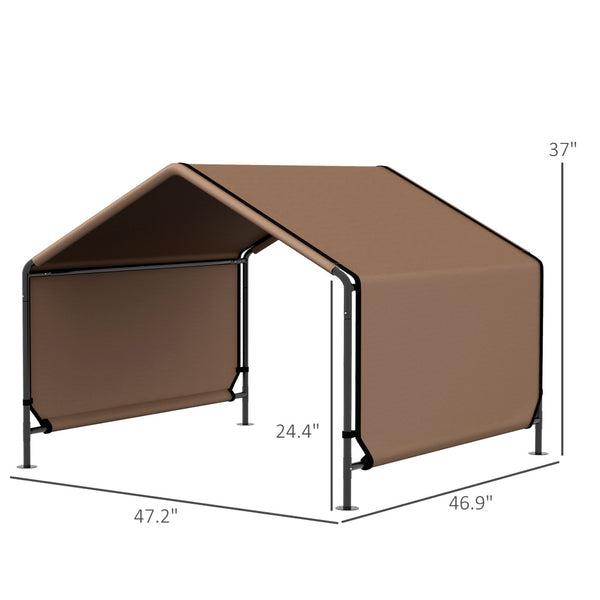 English Elm Cat Litter Box Cabinet Enclosure for Two Pets with Sisal Mats and Soft Close Doors T3971P407056