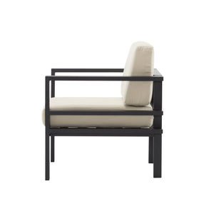 English Elm Christopher Knight Home® - [Set Of 2] 27.7'' Modern Lounge Chairs With Weather-Resistant Cushions For Stylish Outdoor Comfort N767P237029B_2