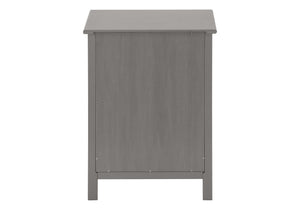 English Elm Accent Table - Transitional 2-Tier Side Table With Storage Drawer In Antique Grey For Bedroom & Living Room B2710P219488