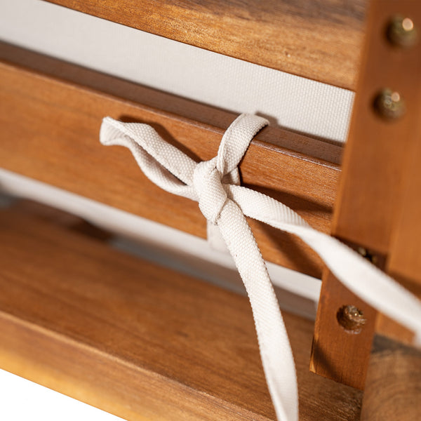 English Elm Christopher Knight Home® - Acacia Solid Acacia Wood Outdoor Dining Chairs Set of 2 with Beige Weather-Resistant Cushions, Natural Finish N776P286347B