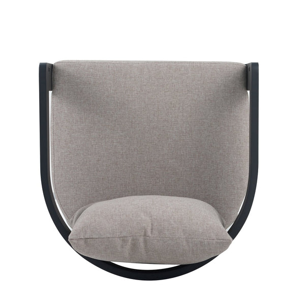 English Elm Christopher Knight Home® - Elko Aluminum Dining Chairs Set of 2 — Dark Gray Rust-Resistant Frames with Plush Beige Cushions N775P210128B