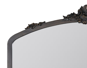 Cooper Classics Adeline Scrollwork Wall Mirror with Oil Rubbed Bronze Frame for Fireplace or Entryway 42299