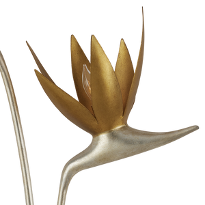 Paradiso Gold & Silver Wall Sconce - Nature-Inspired Elegance with Contemporary Design Flourish