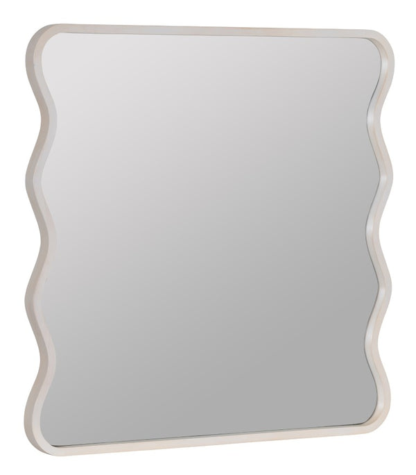 Cooper Classics Renette Round Oak Finish Hardwood Wall Mirror Organic Warmth for Any Living Space 42352