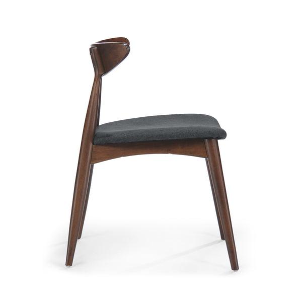 English Elm Christopher Knight Home® - Set Of 2 Retro Rubberwood Chairs With Ergonomic Curved Back & Plush Foam For Ultimate Comfort N759P307037F