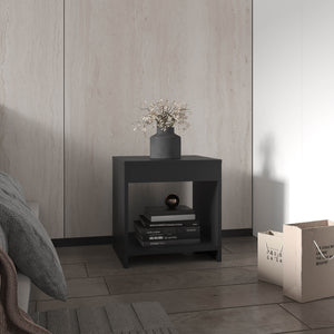 English Elm Chroma compact 16.5" nightstand with open shelf — minimalist engineered wood, durable budget-friendly storage Black 17.8 L x 15.8 W x 3.6 H B070P234365