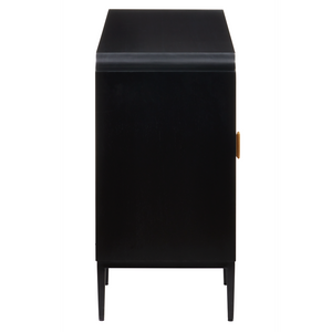 Kallista Taupe Cabinet - Modern Elegance with Soft-Close Doors, Polished Brass Hardware & Safety Features