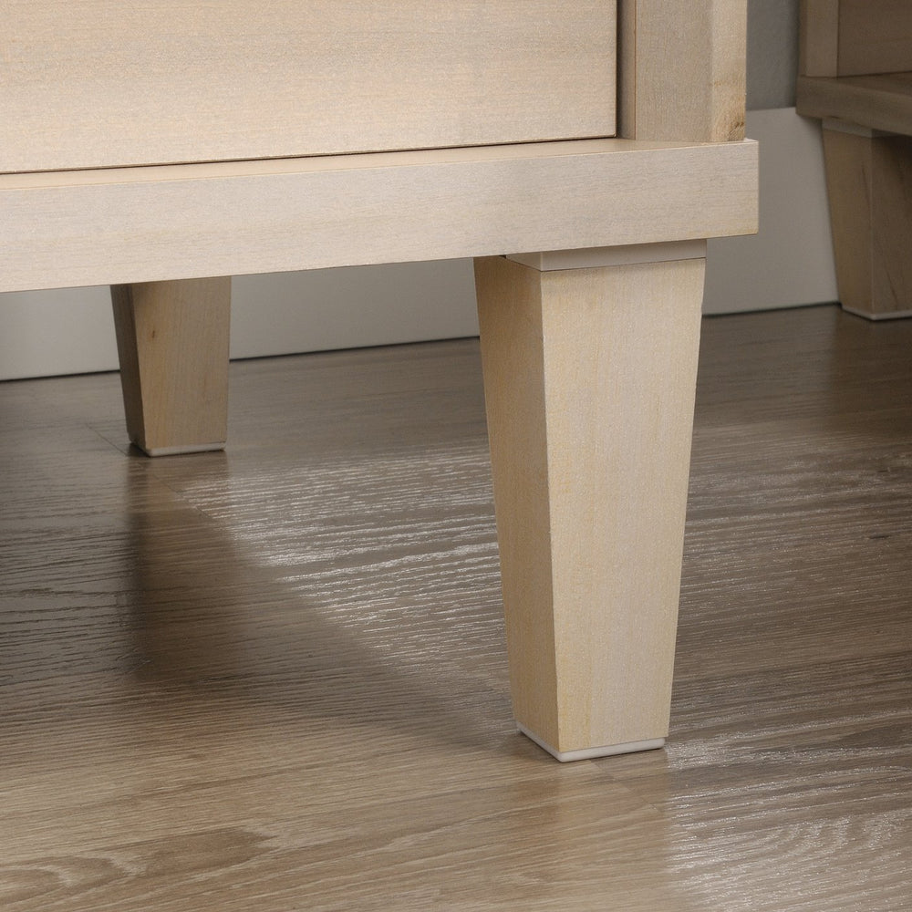 English Elm Night Stand, Compact Brown Nightstand With Open Shelf And Drawer For Small Spaces And Dorm Rooms B356P402699