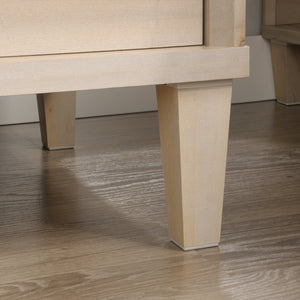 English Elm Night Stand, Compact Brown Nightstand With Open Shelf And Drawer For Small Spaces And Dorm Rooms B356P402699