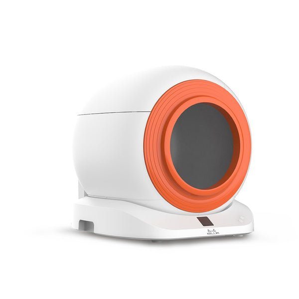 English Elm Smart Globe Self-cleaning Litter Box with App Control and 65l Spacious Interior W1264P197397