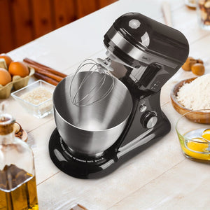 English Elm Geek Chef Tilt-head Stand Mixer Copper Motor Planetary Action 4.8qt Stainless Bowl Black W1002P416206