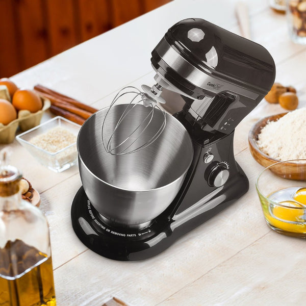 English Elm Geek Chef Tilt-head Stand Mixer Copper Motor Planetary Action 4.8qt Stainless Bowl Black W1002P416206