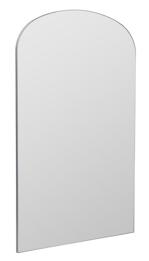 Cooper Classics Franco Oversized Full Length Floor Mirror with Slim Matte Silver Metal Frame for Bedroom 42495