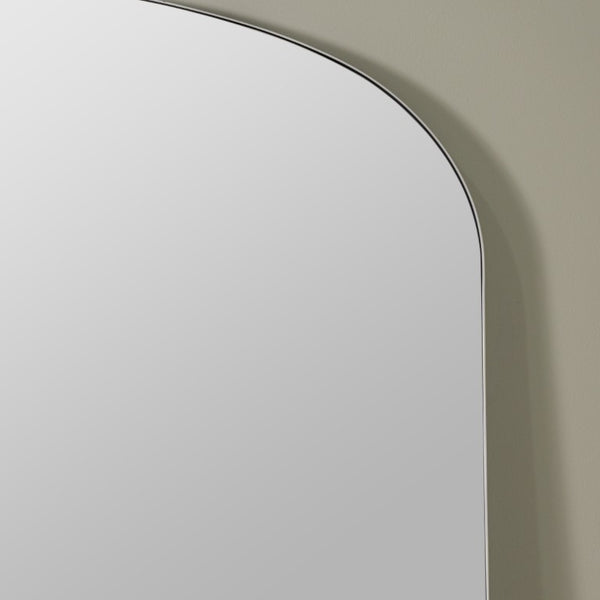 Cooper Classics Franco Oversized Full Length Floor Mirror with Slim Matte Silver Metal Frame for Bedroom 42495