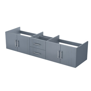 English Elm Dark Grey Double Bath Vanity 80in W x 22in D - Solid Wood Frame, Soft-Close Drawers, Ample Storage B2731P258524