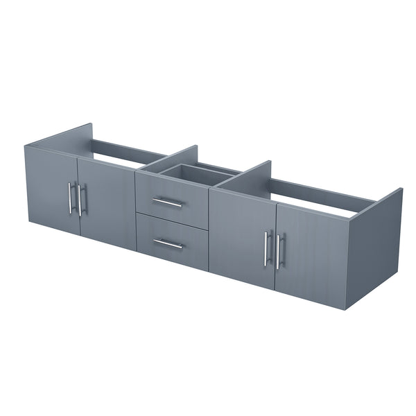 English Elm Dark Grey Double Bath Vanity 80in W x 22in D - Solid Wood Frame, Soft-Close Drawers, Ample Storage B2731P258524
