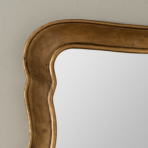 Cooper Classics Elligton Ornate Antique Gold Wall Mirror with Carved Frame for Entryway or Living Room 42517