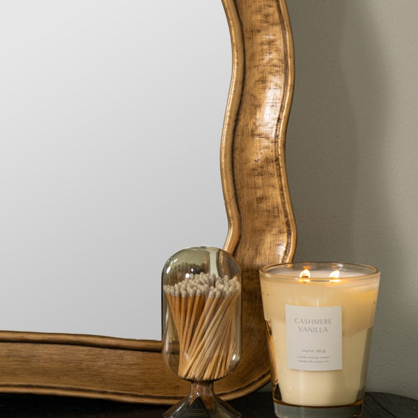 Cooper Classics Elligton Ornate Antique Gold Wall Mirror with Carved Frame for Entryway or Living Room 42517