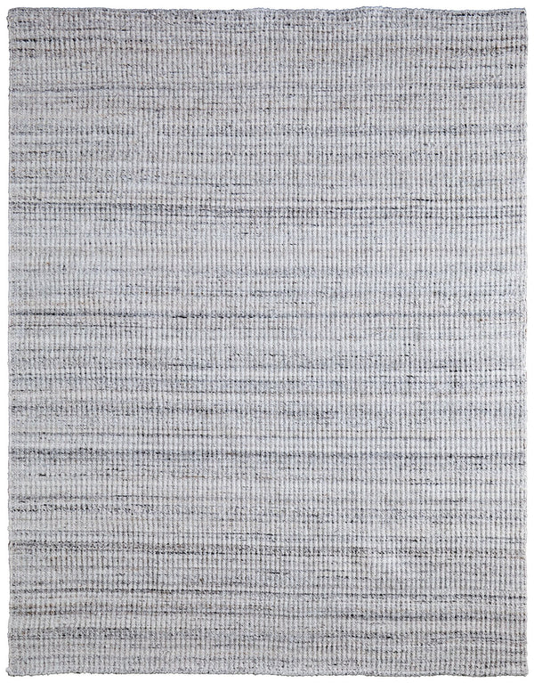 Feizy Rugs Limerick Hand Woven Pet Rug With Cozy Ribbed Texture For Modern Contemporary Spaces And Design Gray,White Pet T37t8022gry000g00