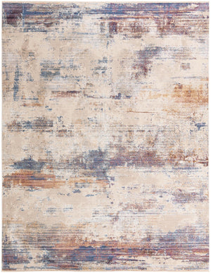 Unique Loom Deepa Cloud Machine Made Abstract Rug Multi, Beige/Blue/Gray/Ivory/Purple/Light Brown 9' 0" x 11' 8"