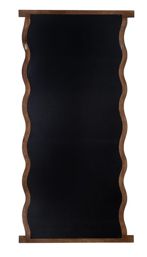 Cooper Classics Livia Full Length Hardwood Floor Mirror with Slim Dark Frame for Bedroom or Entryway 42542