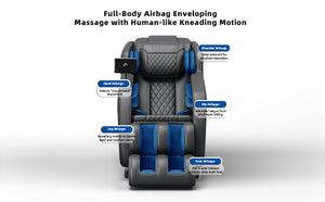 English Elm The Zero Gravity Massage Chair with Hip Heating, 20 Airbags, Foot Massage, 5 Modes & LCD Remote W3327S00002