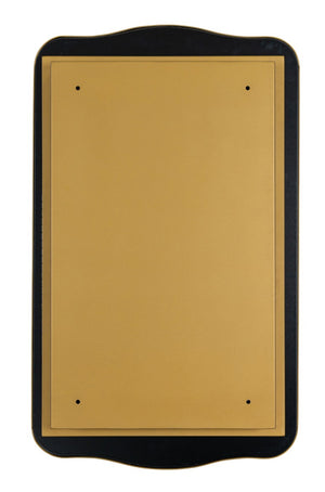 Cooper Classics Jefain Matte Gold Wall Mounted Medicine Cabinet Slim Metal Storage for Modern Bathrooms 42566