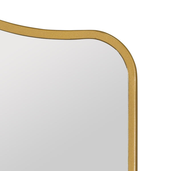 Cooper Classics Jefain Matte Gold Wall Mounted Medicine Cabinet Slim Metal Storage for Modern Bathrooms 42566