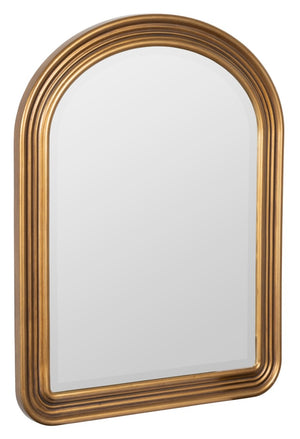 Cooper Classics Parker Ornate Resin Framed Wall Mirror with Antique Gold Patina for Elegant Interiors 42570