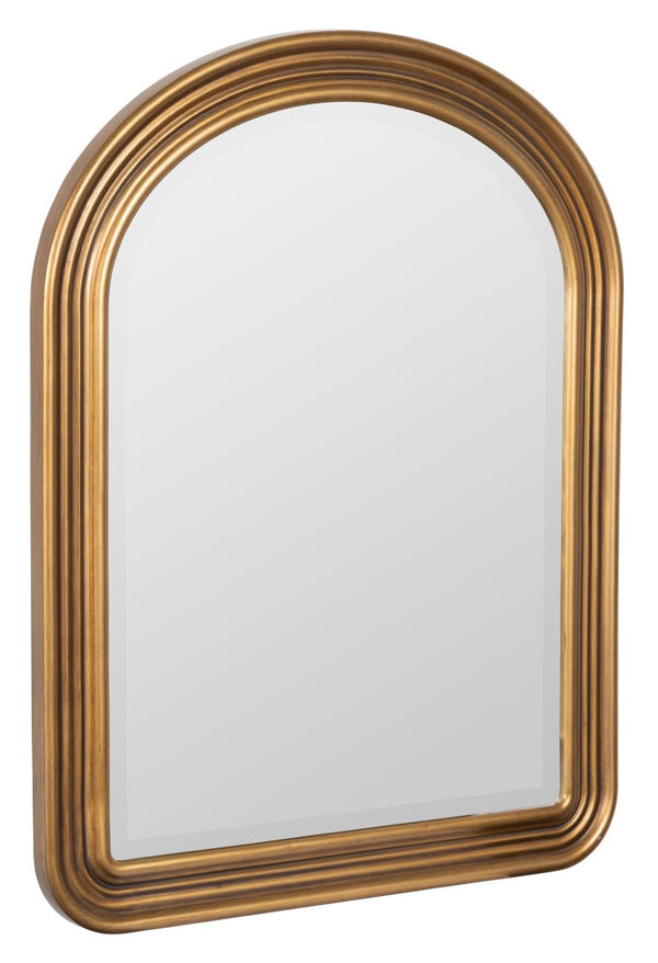 Cooper Classics Parker Ornate Resin Framed Wall Mirror with Antique Gold Patina for Elegant Interiors 42570