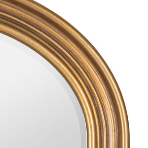 Cooper Classics Parker Ornate Resin Framed Wall Mirror with Antique Gold Patina for Elegant Interiors 42570