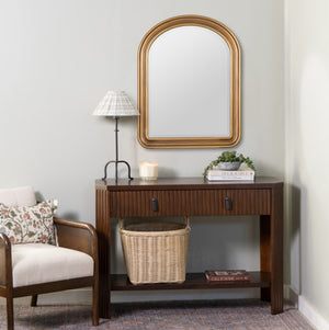 Cooper Classics Parker Ornate Resin Framed Wall Mirror with Antique Gold Patina for Elegant Interiors 42570