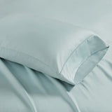 Madison Park 1500 Thread Count Casual Cotton Blend 2 PC Pillowcases MP21-4858 Seafoam