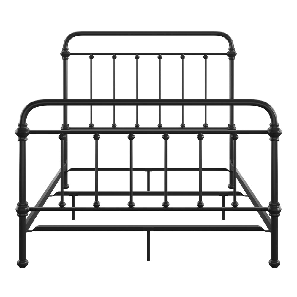 Homelegance Templin Iron Spindle Bed Metal Frame for Modern Classic Bedroom Style Full 426BF-BK