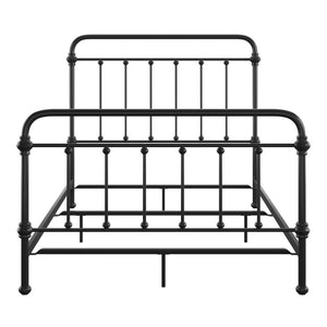 Homelegance Templin Iron Spindle Bed Metal Frame for Modern Classic Bedroom Style Full 426BF-BK